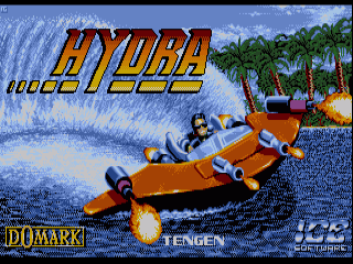 Hydra title screen for Amiga